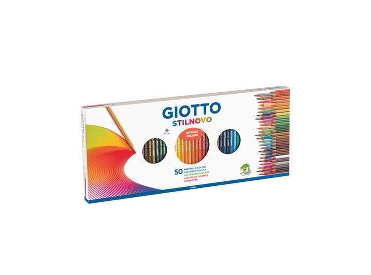 Lápices Giotto 50 Colores Stilnovo - Entrelíneas Papelería - Lápices