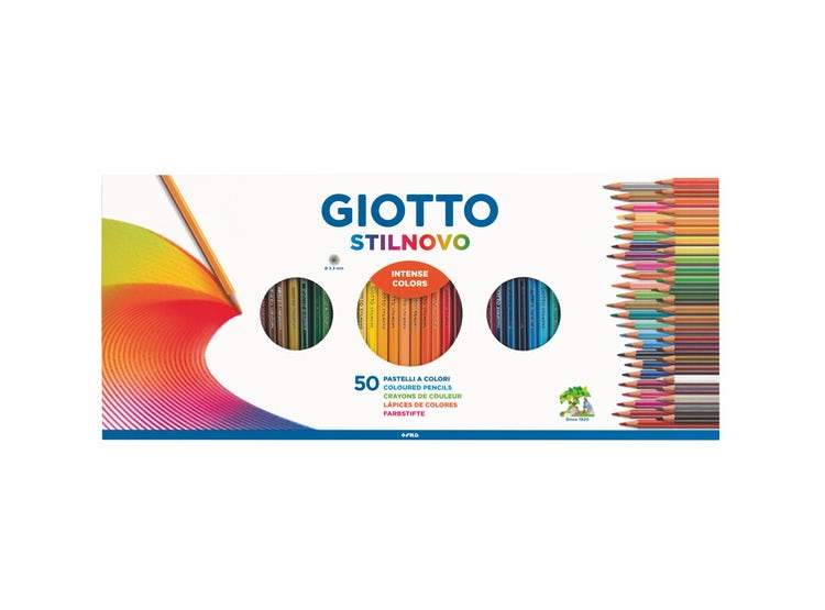 Lápices Giotto 50 Colores Stilnovo - Entrelíneas Papelería - Lápices