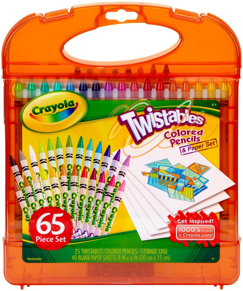 Maleta de 25 marcadores lavables JUMBO Crayola + 40 hojas 20 x 15 cms. - Entrelíneas Papelería - Marcadores