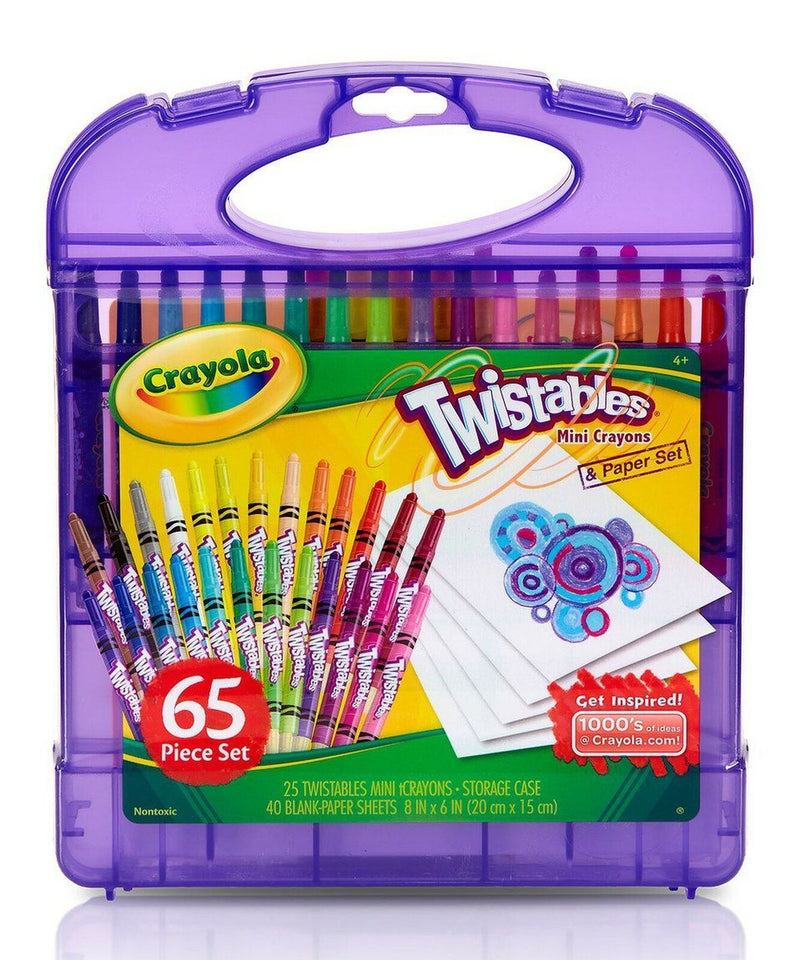 Maleta de 25 marcadores lavables JUMBO Crayola + 40 hojas 20 x 15 cms. - Entrelíneas Papelería - Marcadores