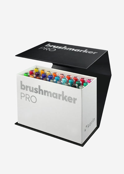 MiniBox 26 Karin Markers Pro + Blender - Entrelíneas Papelería - Marcadores