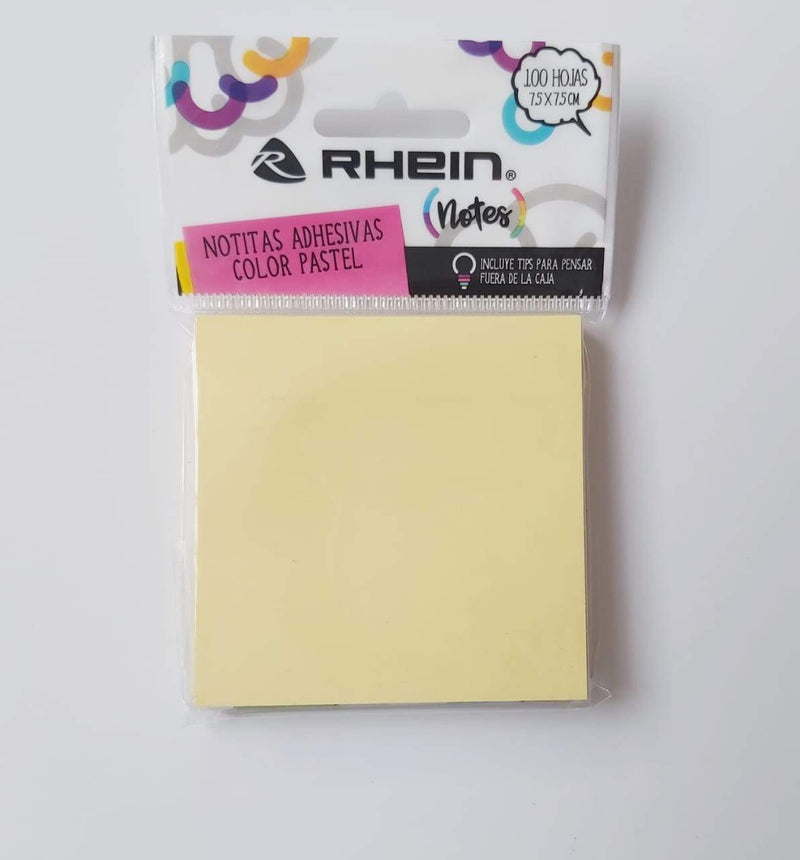 Notas adhesivas Rhein Notes Pack x 3 unidades - Entrelíneas Papelería - Notas adhesivas