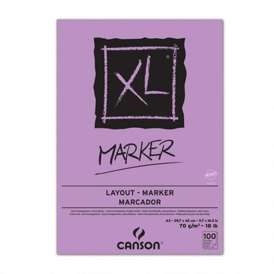Pad XL Canson Marker A3 - Entrelíneas Papelería - Croqueras