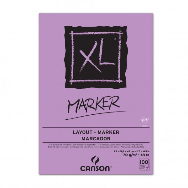 Pad XL Canson Marker A3 - Entrelíneas Papelería - Croqueras