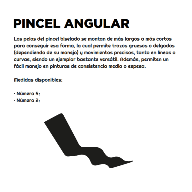 Pinceles sintéticos KRACK - Entrelíneas Papelería - Pinceles