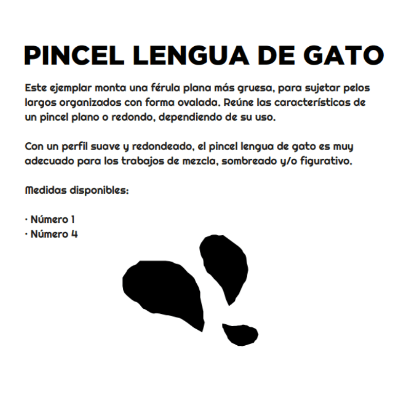 Pinceles sintéticos KRACK - Entrelíneas Papelería - Pinceles