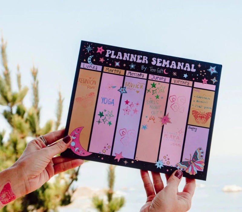 Planner Semanal Tere Gott - Entrelíneas Papelería -