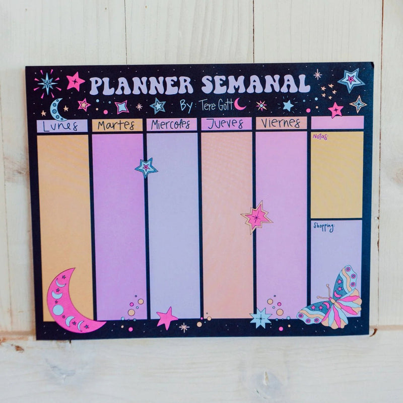 Planner Semanal Tere Gott - Entrelíneas Papelería -