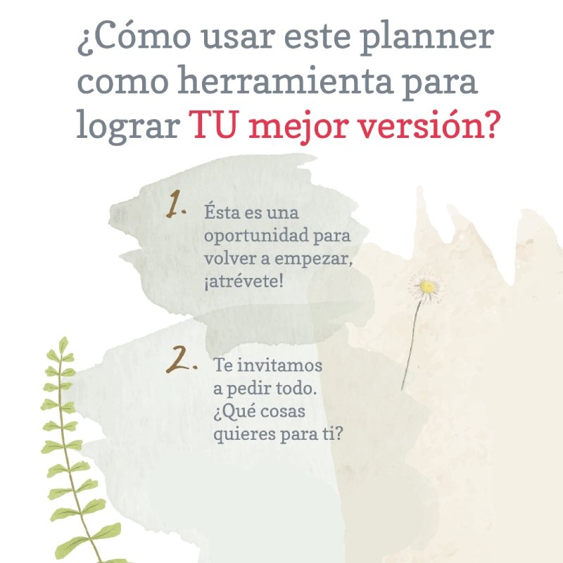 Planner TU Mejor Versión - Entrelíneas Papelería - Planner