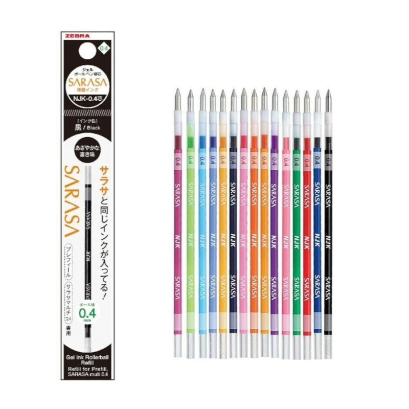 Refill Sarasa SELECT / MULTI 0,4 mm. - Entrelíneas Papelería -