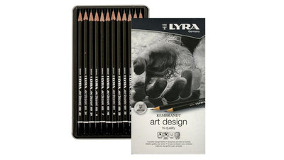 Set 12 lápices grafito Rembrandt Art Design LYRA - Entrelíneas Papelería - Lápices