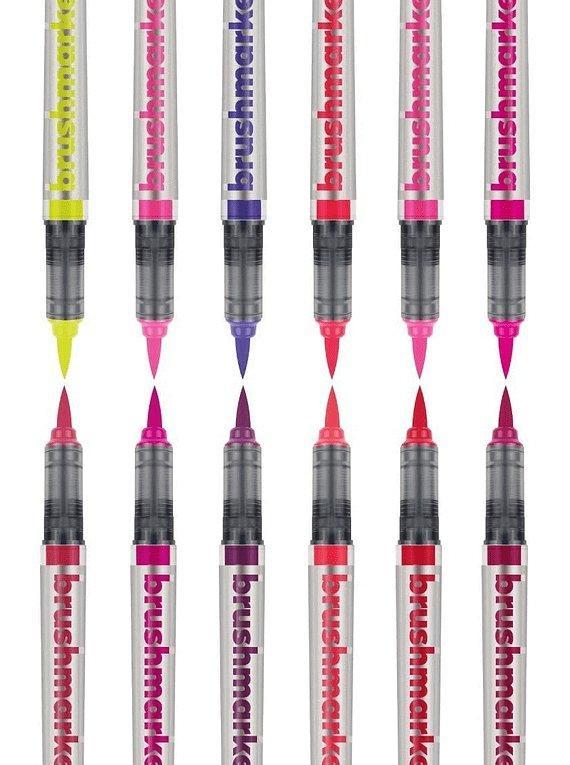 Set 12 Marcadores Karin Brushmarker Pro - Entrelíneas Papelería - Marcadores
