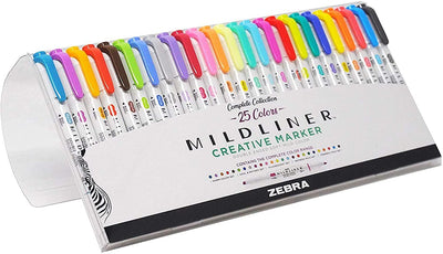 Set 25 destacadores Mildliner Creative Marker - Entrelíneas Papelería - Marcadores