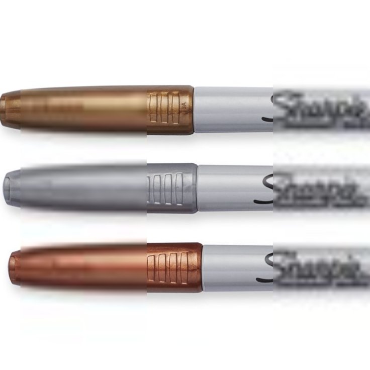 Set 3 Marcadores Metálicos Sharpie - Entrelíneas Papelería -