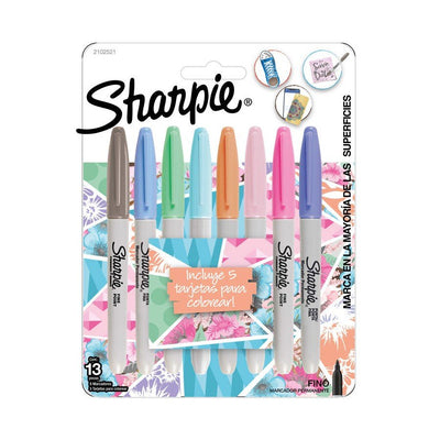 Set 8 Marcadores Sharpie Tonos Pastel - Entrelíneas Papelería -