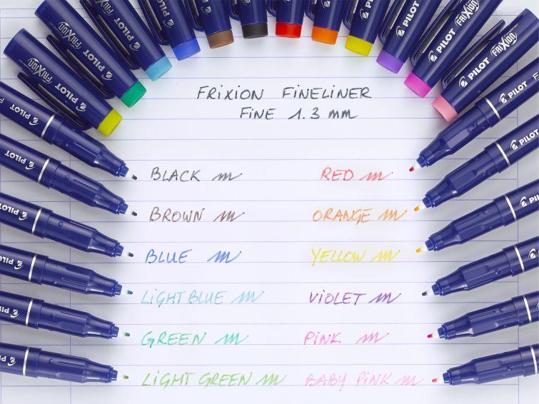 Set De 12 Lápices Pilot Frixion Fineliner - Entrelíneas Papelería - Marcadores