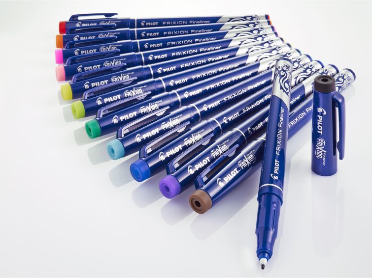 Set De 12 Lápices Pilot Frixion Fineliner - Entrelíneas Papelería - Marcadores