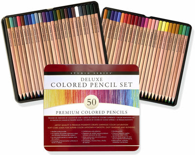 Set de 50 Lápices de Colores Studio Series Deluxe - Entrelíneas Papelería -