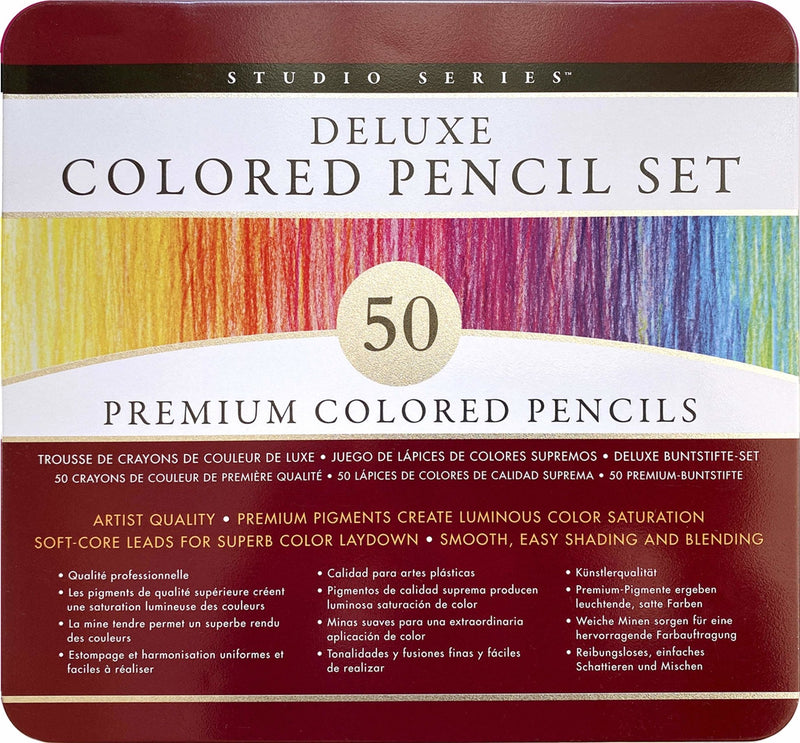 Set de 50 Lápices de Colores Studio Series Deluxe - Entrelíneas Papelería -