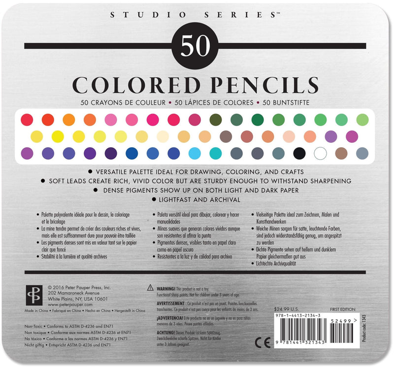 Set de 50 Lápices de Colores Studio Series Deluxe - Entrelíneas Papelería -