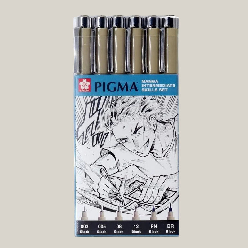 Set de 6 Lápices Sakura Pigma Micron - Entrelíneas Papelería -