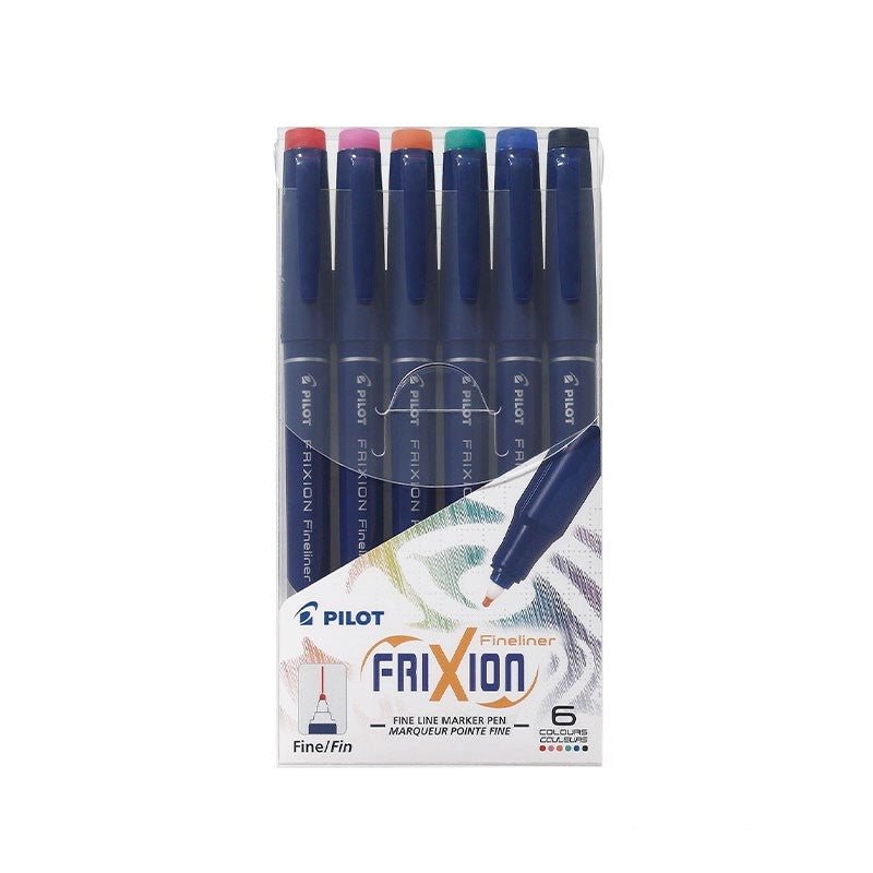 Set de Lápices Tiralíneas Pilot Frixion Fineliner - Entrelíneas Papelería - Marcadores