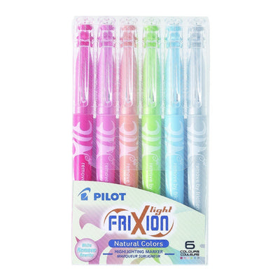 Set Destacador Pilot Frixion Light Natural Colors - Entrelíneas Papelería - Destacadores