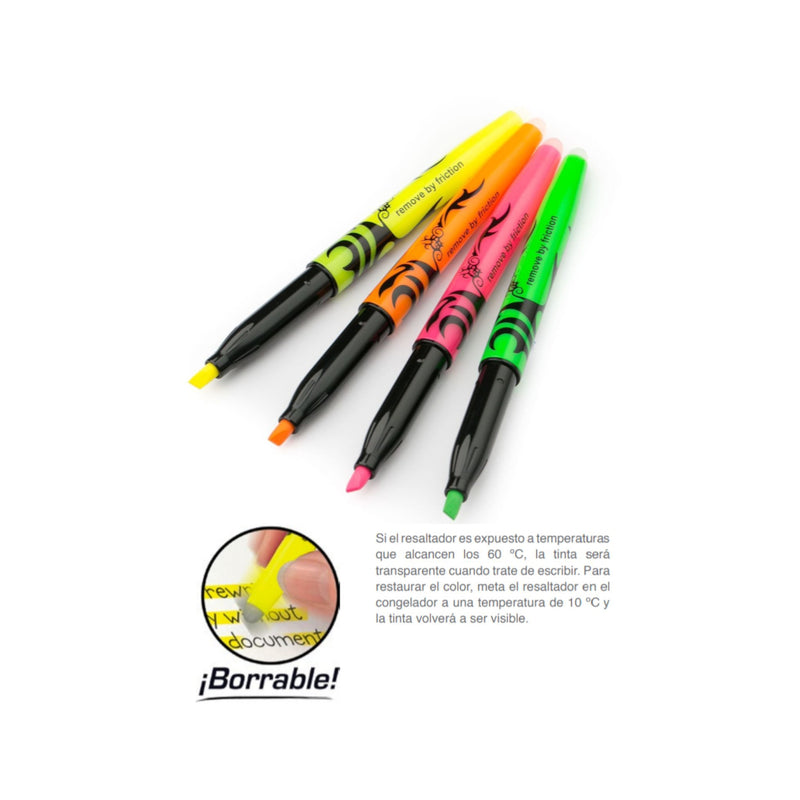 Set Destacador Pilot Frixion Light Neón - Entrelíneas Papelería -