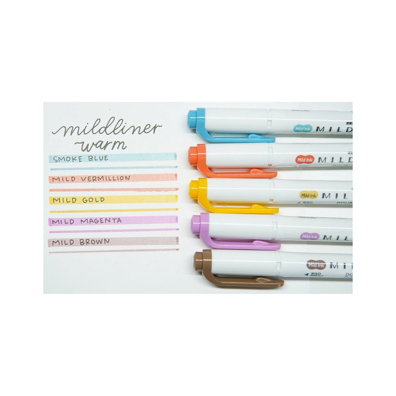 Set Destacador Zebra Mildliner - Entrelíneas Papelería -