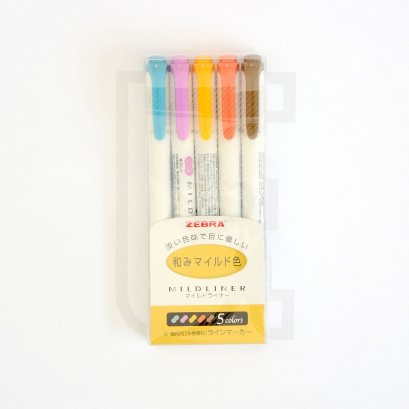 Set Destacador Zebra Mildliner - Entrelíneas Papelería -