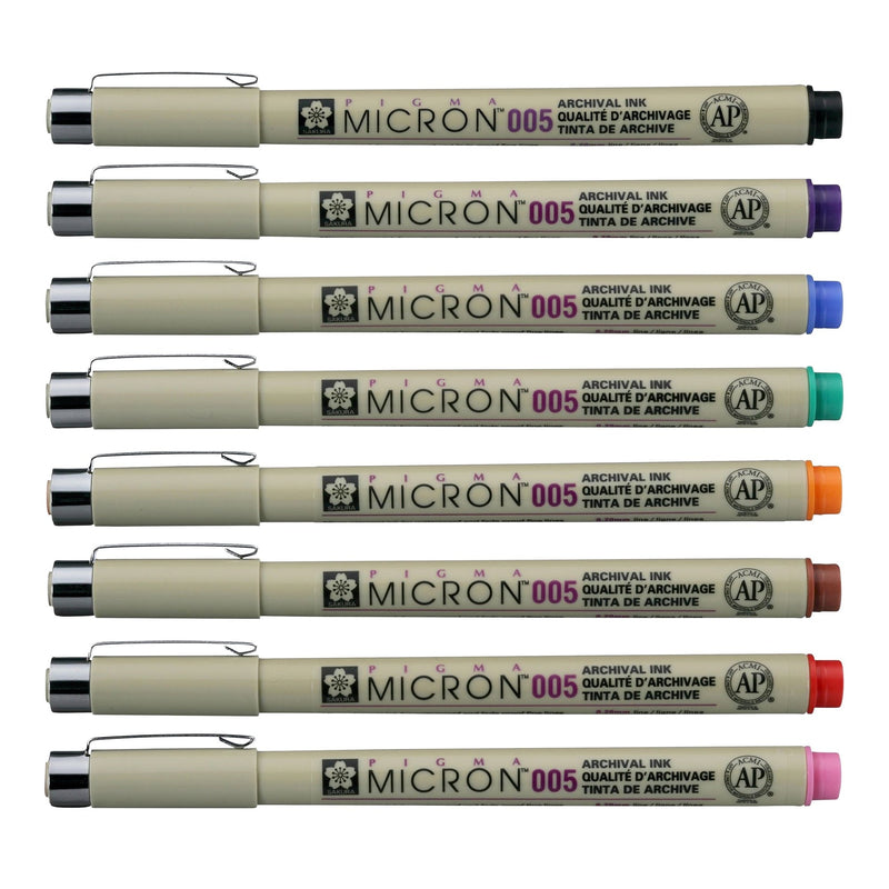 Tiralíneas Sakura Pigma Micron colores (unidad) - Entrelíneas Papelería - Tiralíneas