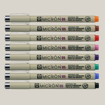 Tiralíneas Sakura Pigma Micron colores (unidad) - Entrelíneas Papelería - Tiralíneas