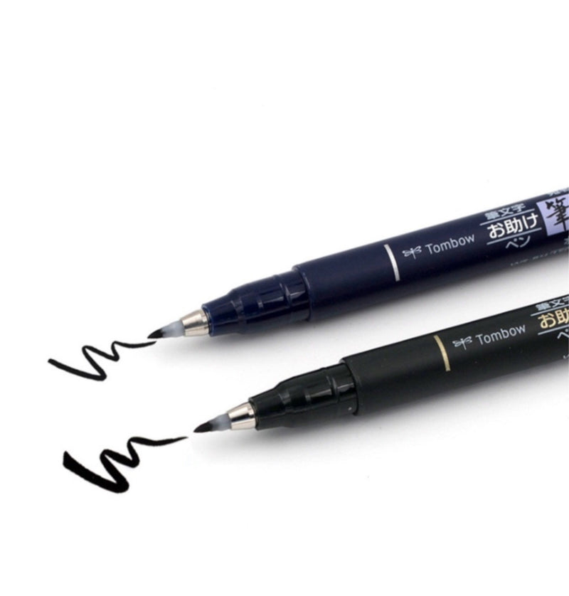 Tombow Fudenosuke Brush Pen Hard/Soft - Entrelíneas Papelería -
